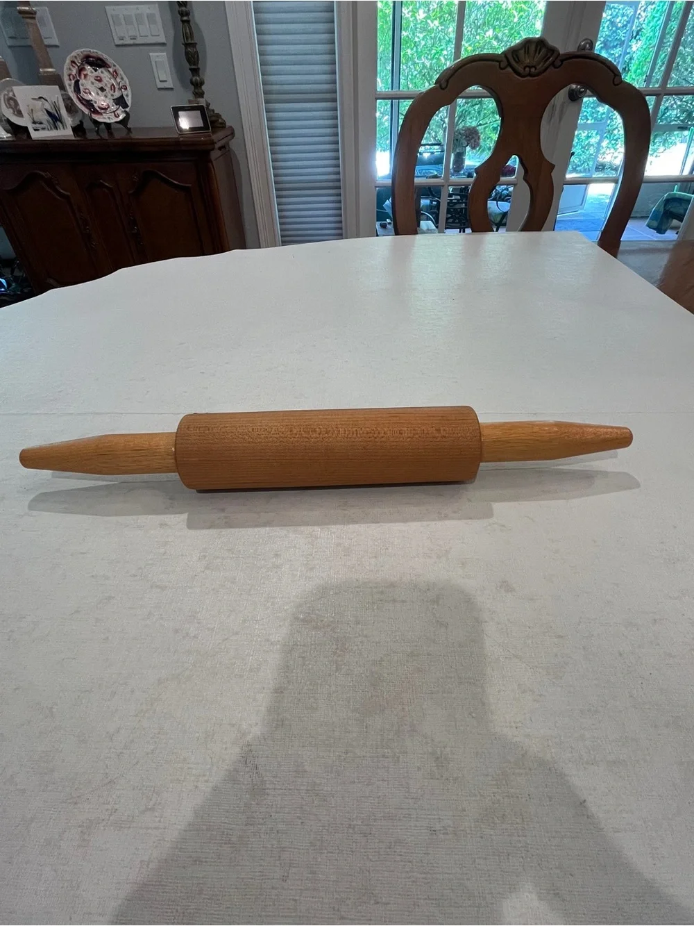 Vintage Natural Brown petite Wooden Rolling Pin. So cute!